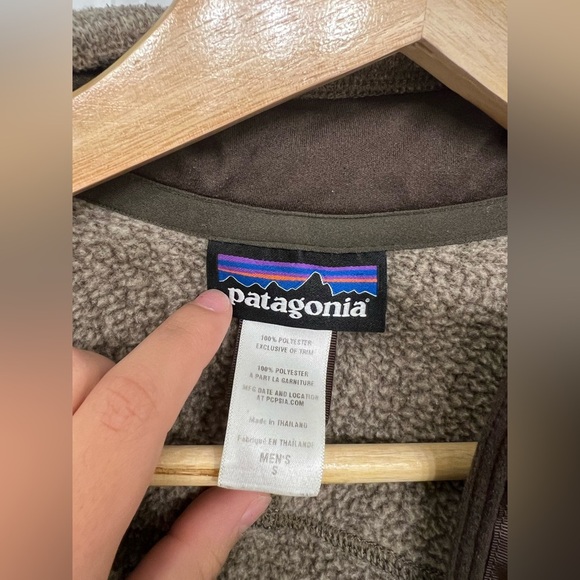 Patagonia Mens Better Sweater Quarter Zip in Pale Khaki - Picture 8 of 8